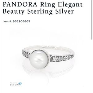 Pandora Ring Elegant Beauty Sterling Silver